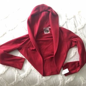 Everlast Sweatsuit with hooded shrug.Norma Kamali